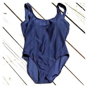 Catalina black one piece bathing suit